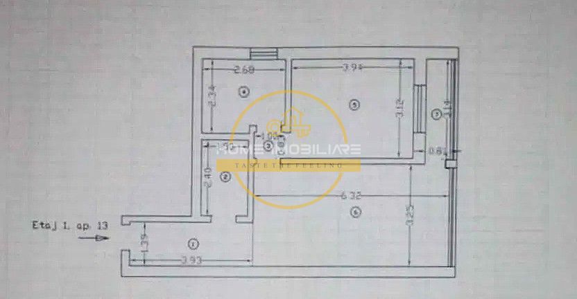 🏠Apartament 2 camere, etaj 1, 51MP Decomandat // 📍Bucium - In spate la LIDL - Poză 4