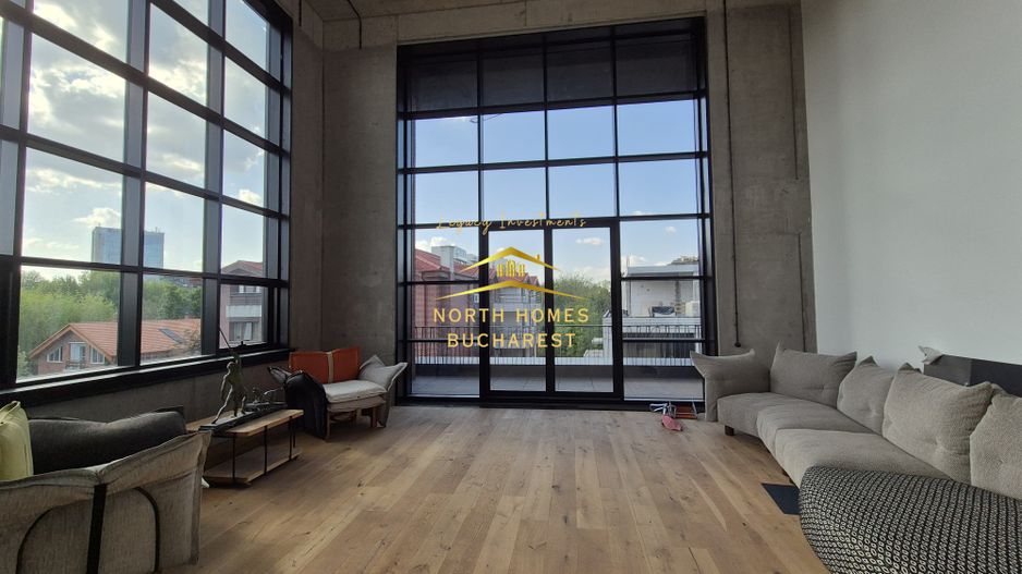 Loft 4 camere, 2 dormitoare si birou, 3 bai, terasa - Zona Floreasca - Poză 5