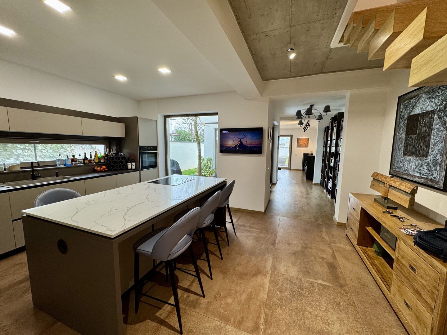 Duplex mobilat si utilat 3dormitoare Dumbrăvița 510mp teren - Poză 14