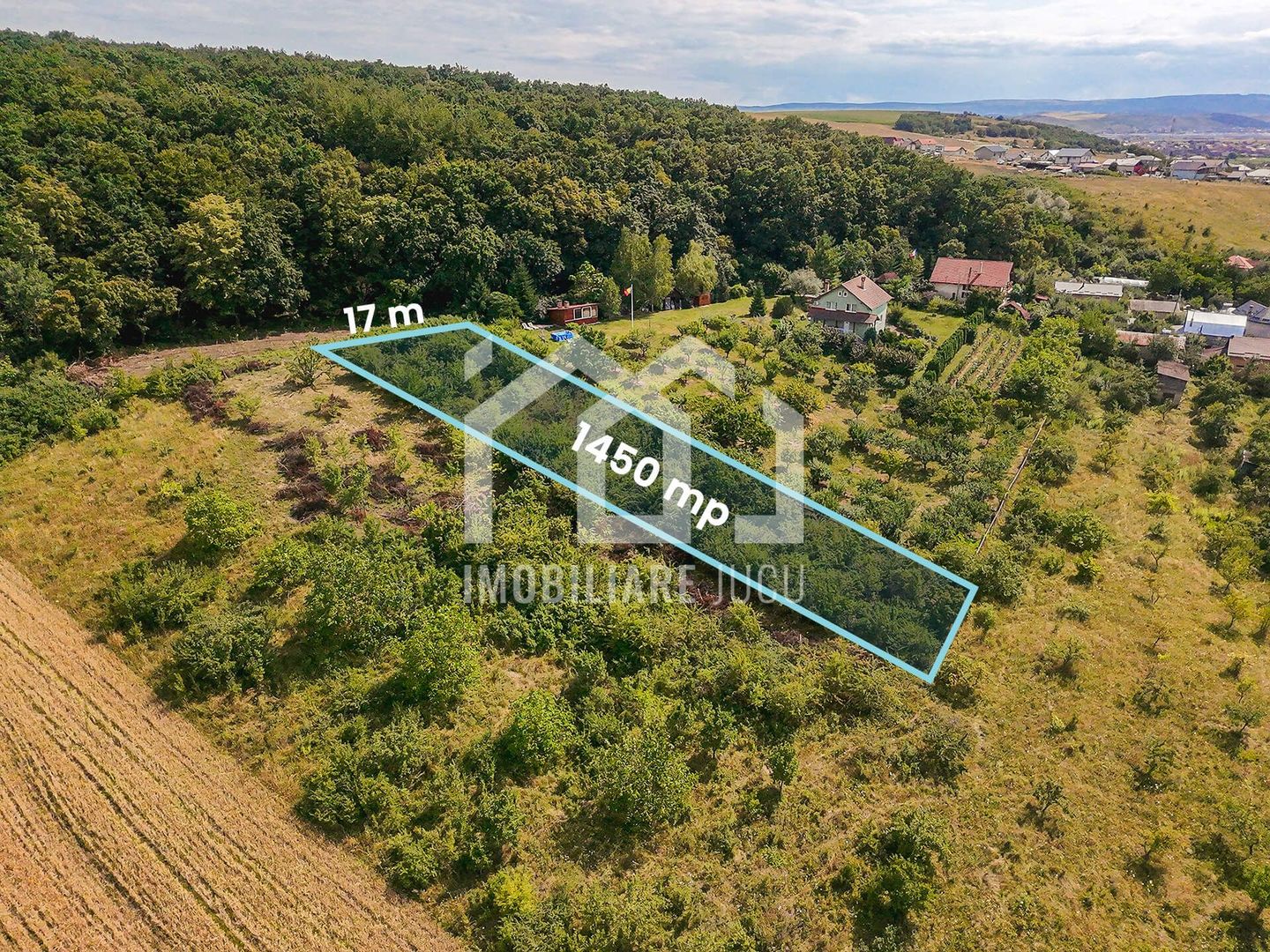 Teren intravilan – 1.450 mp | Jucu de Sus, marginea pădurii - Poză 3