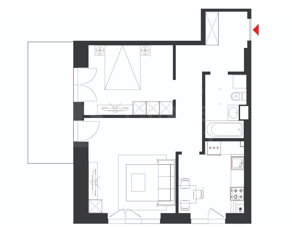 Vânzare, apartament, 2 camere tip 2D, HILS Republica, București - Poză 8