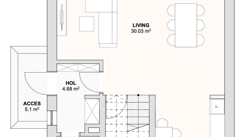 Casa individuala-4 camere |120 mp utili | teren 476mp | Sura Mica - Poză 6