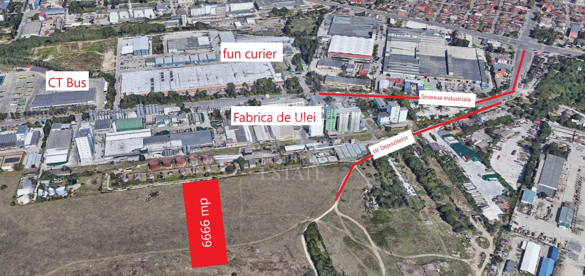 Teren intravilan zona industriala Fabrica de Ulei - Poză 1