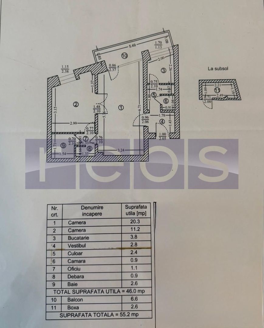 VANZARE APARTAMENT 2 CAMERE 46MP | SALA PALATULUI – CIȘMIGIU | TERASA - Poză 17