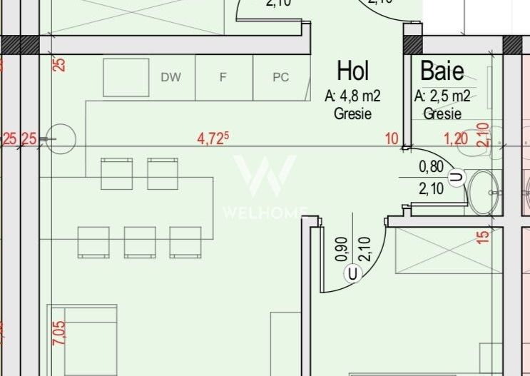 OFERTĂ! Apartament 3 camere cu grădină 50 mp - zona Vest, Sibiu - Poză 11