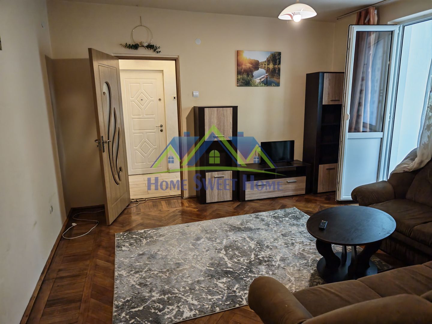 Inchiriez apartament 2 camere zona Pompieri, etaj 1, mobilat, balcon! - Poză 1