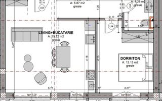 Apartament nou 2 camere, 2 balcoane, etaj 3, Doamna Stanca, Șelimbăr - Schiță 8
