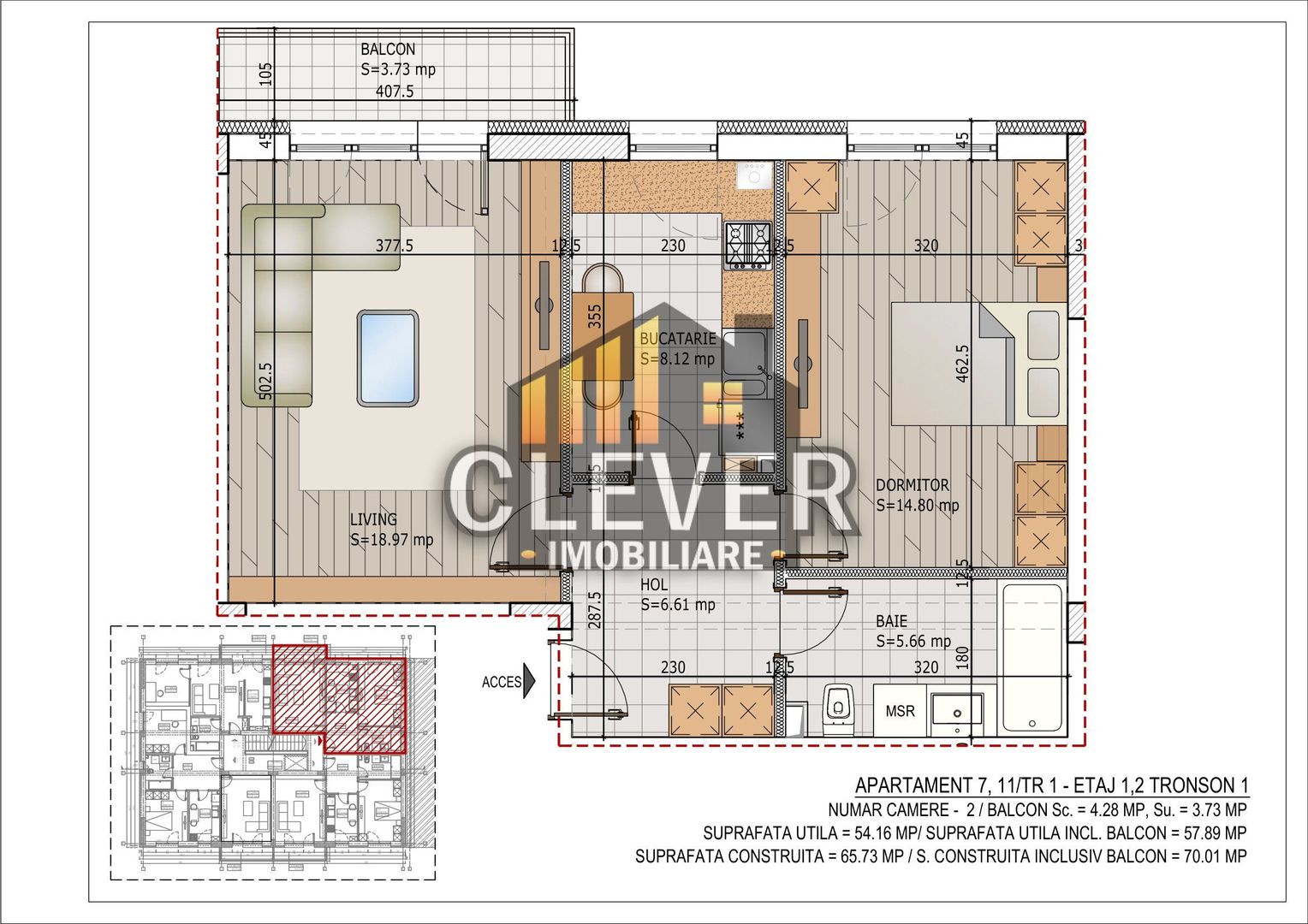 Titan Theodor Pallady Apartament 2 camere - Poză 1