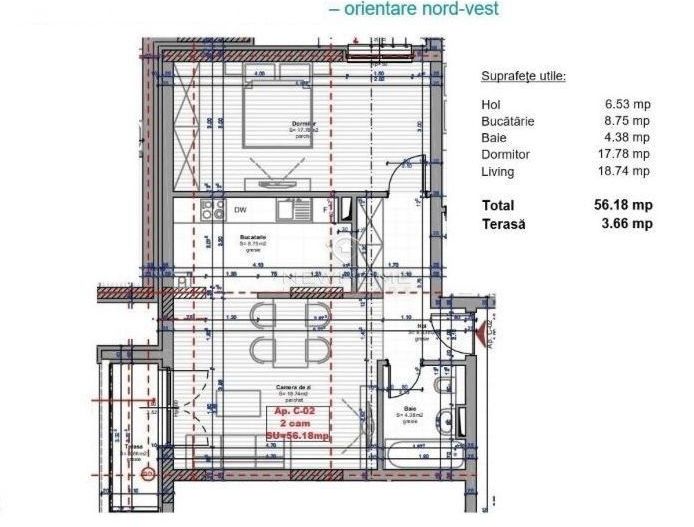 Apartament de vanzare 2 camere PARCARE, zona Iulius Mall - Poză 18