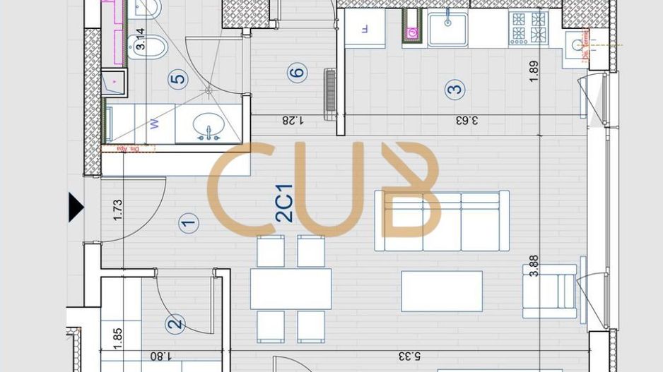 XCity Towers - 2cam mobilat+utilat | bloc nou, parcare| Torontalului - Poză 13