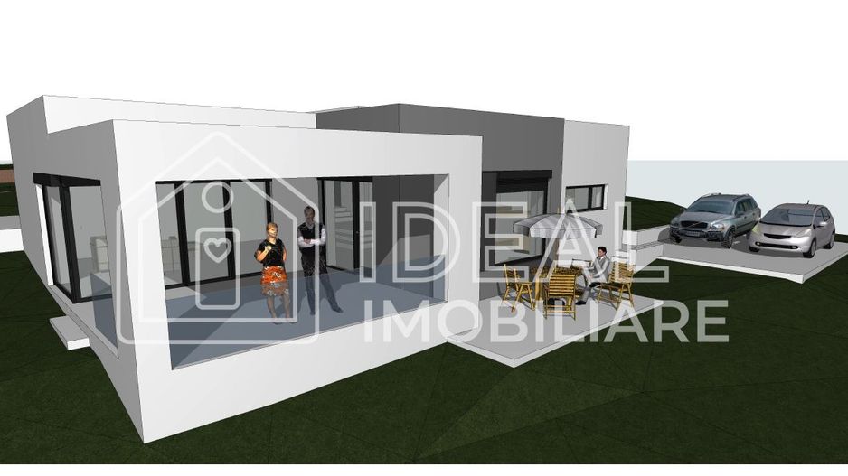 Casă modernă pe un singur nivel în Bavaria, teren 750 mp - Poză 1