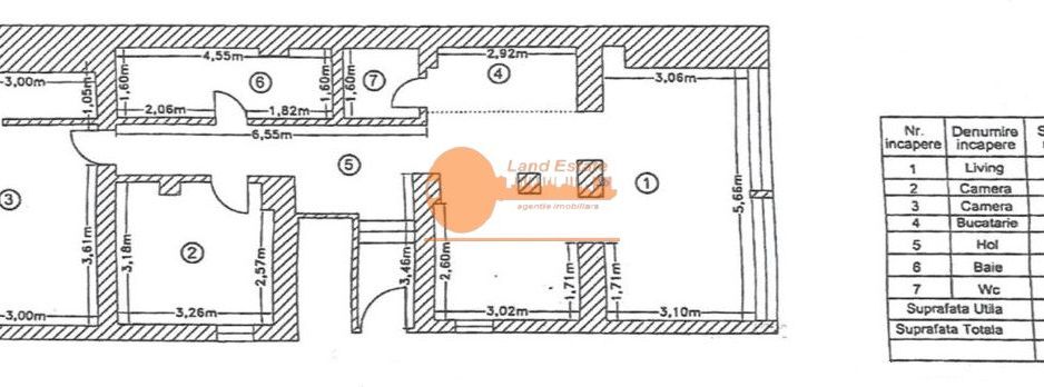 Apartament 3 camere | 87 mp | bloc 2012 | Colentina - Schiță 22