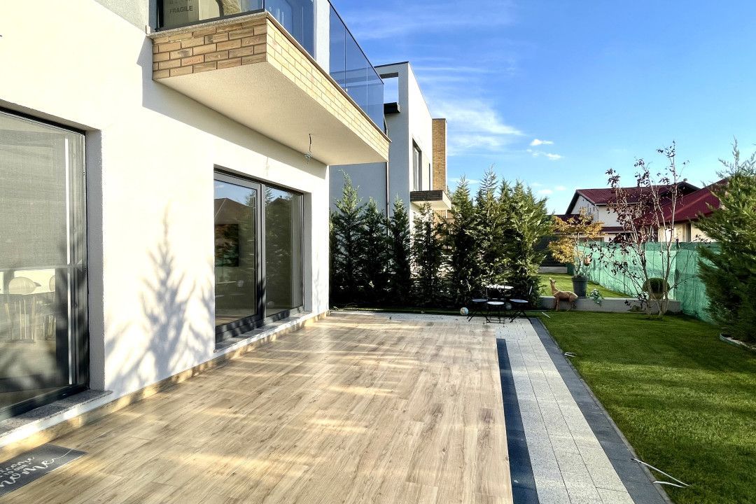 Vile de lux P+1 cu 5 camere și grădină, Corbeanca - Poză 2