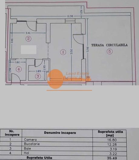 Studio Terasa 38 mp ( Ten Blocks ) - Poză 7