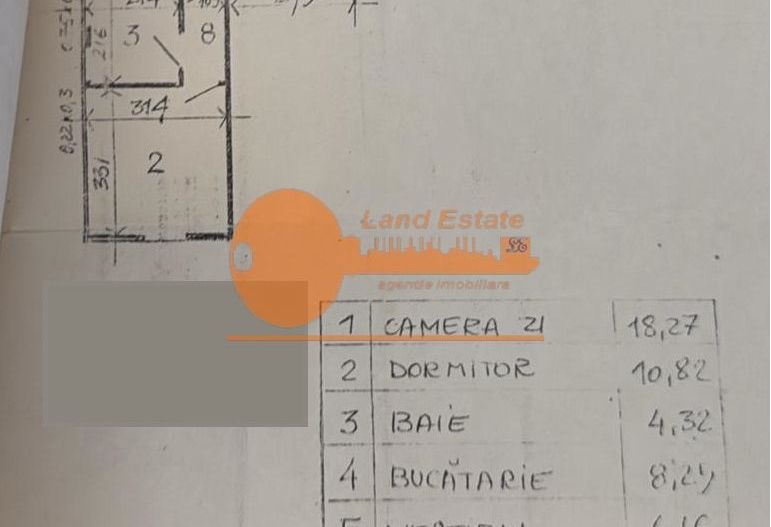 Apartament 2 camere cu centrala si vedere spre lac – Crângași - Schiță 12