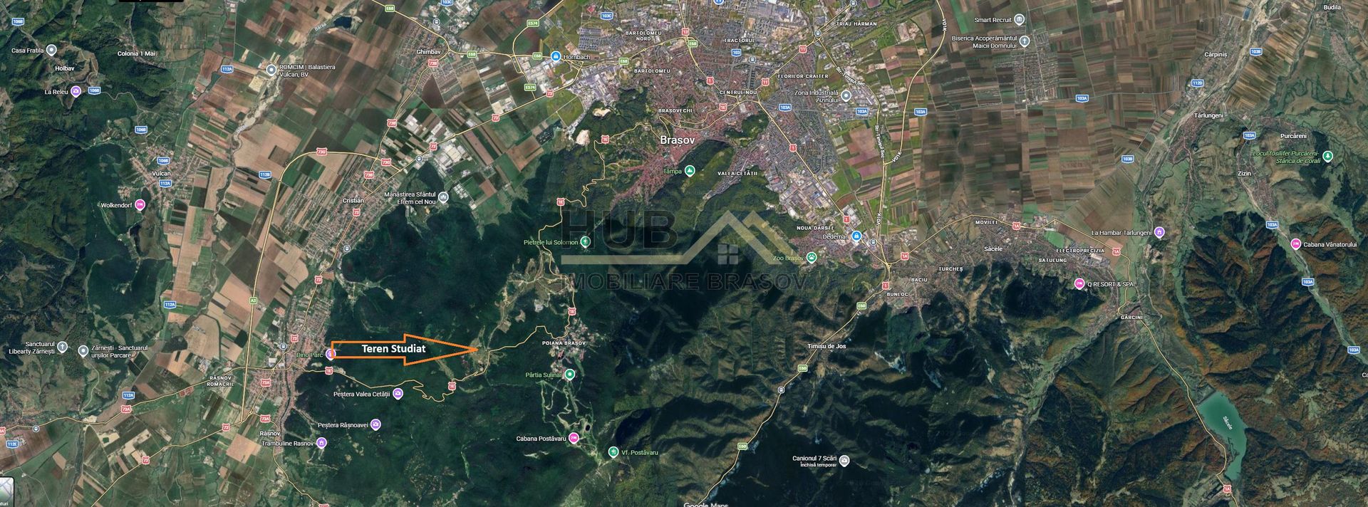 Teren deosebit pentru construire Poiana Aviatorilor Brasov | 4.888mp - Poză 2