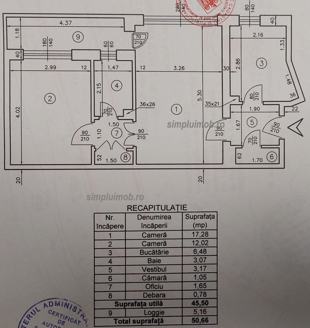 Camil Ressu – 2 camere lângă ParkLake & Parcul IOR | Metrou Dristor - Schiță 11