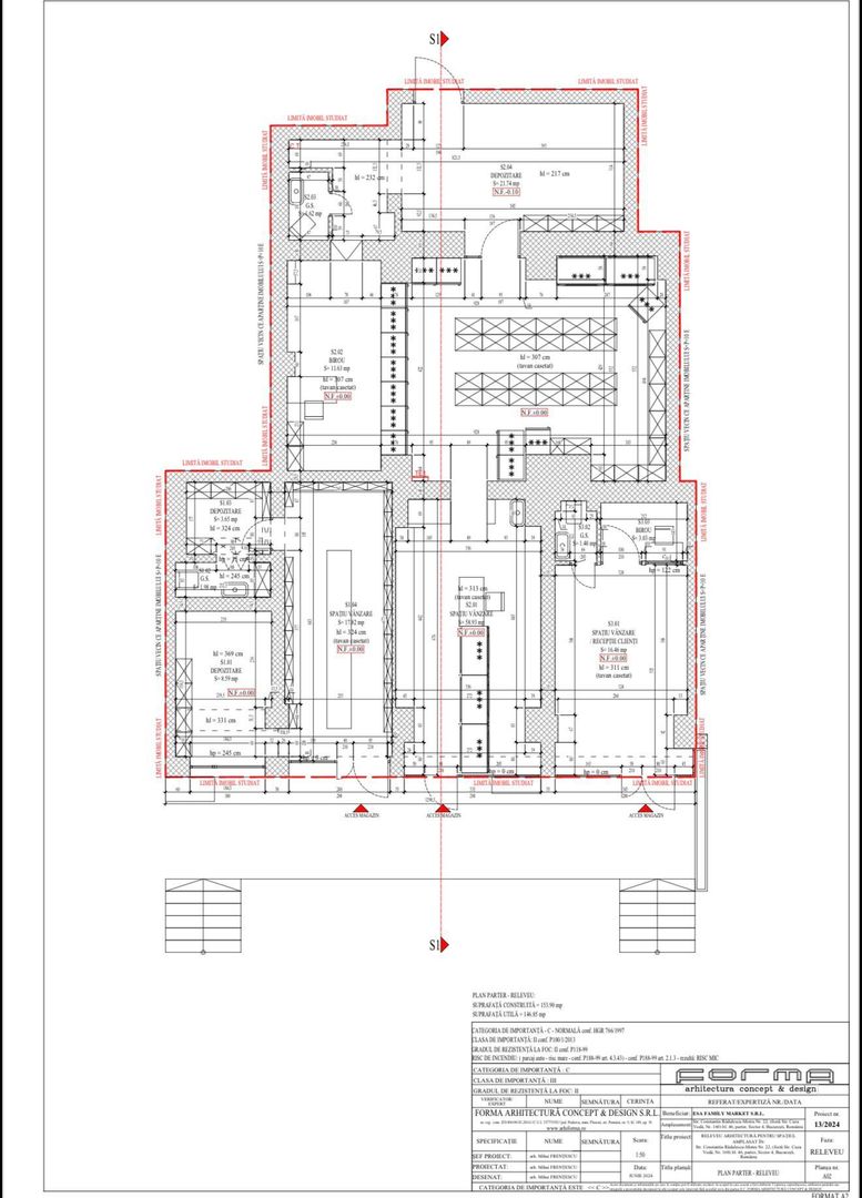 Spațiu comercial de vanzare 146 mp utili vitrină stradală zona Tineretului - Poză 11
