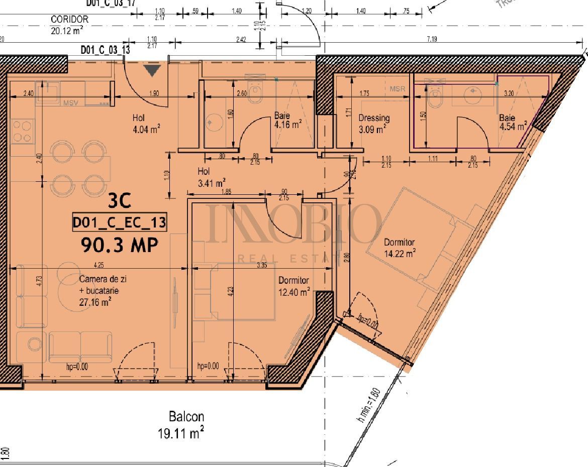 Apartament cu 3 camere | One Lake District/Faza 1 - Poză 8