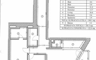 VANZARE 3 CAMERE | ONE VERDI | ETAJ SUPERIOR | 122 MP | LOC PARCARE | - Poză 27