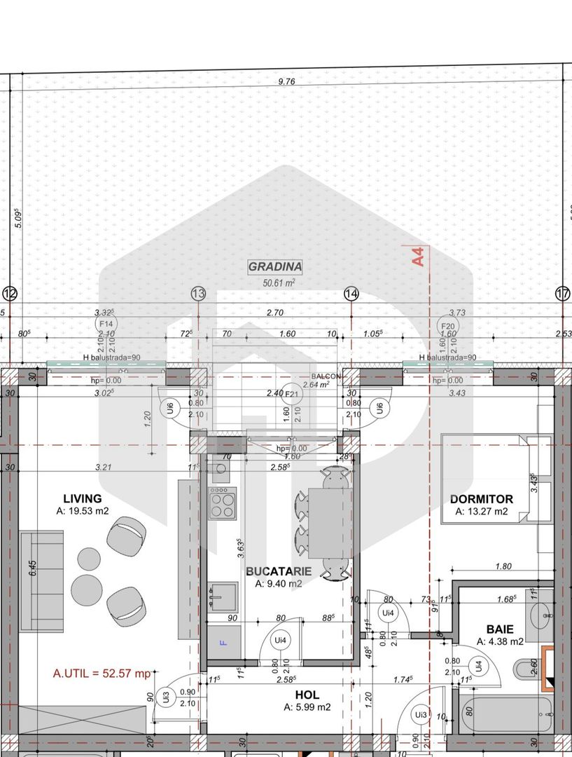 Mihai Viteazul-La cheie | Apartament 2 Camere+Gradina/Doamna Stanca - Poză 1