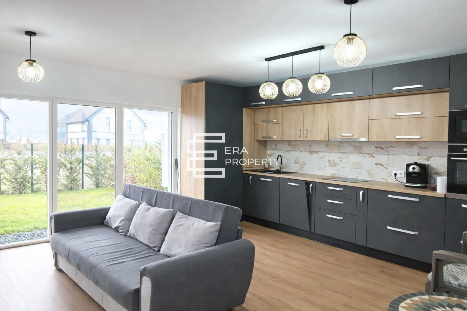 Casă nouă tip duplex, pe un singur nivel, mobilată și utilată, Talmaciu - Poză 3