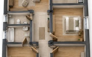 Casă de vânzare în Barnova Pietraria, 4 camere, 125 mp construiți - Poză 2