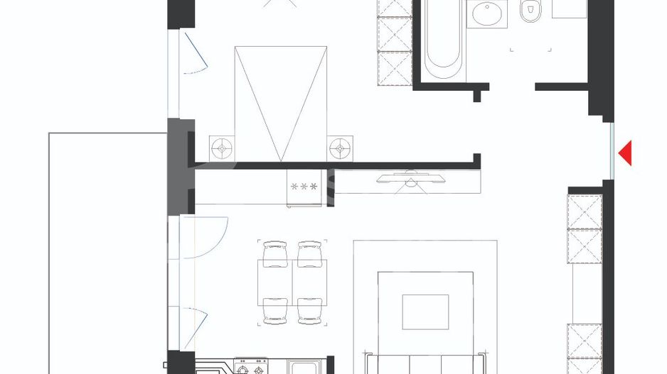Vânzare, studiou dublu tip 2B, HILS Republica, București - Poză 12