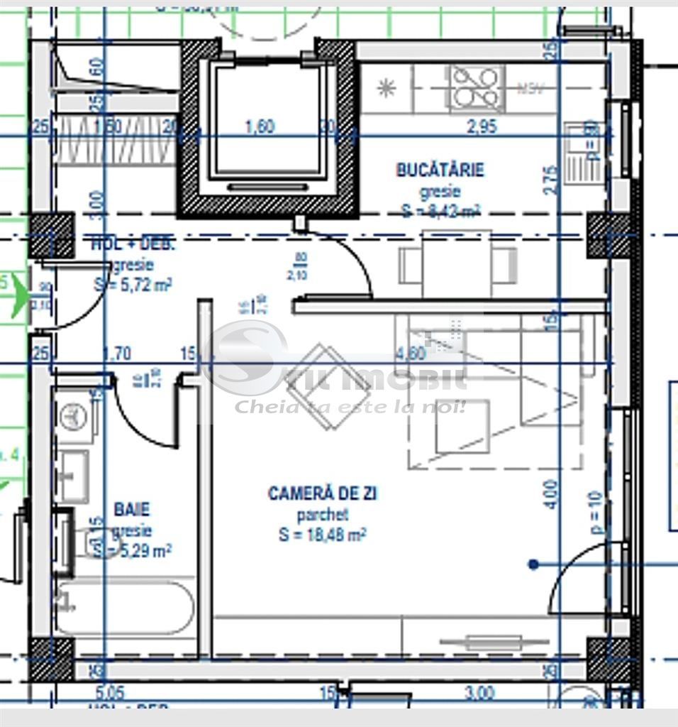 ULTRACENTRAL Ap. 1 camera, D., 37.91mp cu predare iulie 2025 - Poză 3