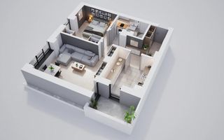 Apartament modern 2 camere, în complex nou - Poză 6