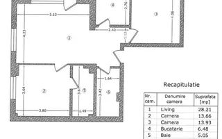 Apartament modern 3 camere, finisaje premium, complet mobilat și utilat - Poză 16