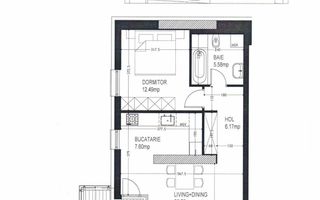 Apartament 2 camere | Parcare | Boxa | ONE Herastrau Plaza - Schiță 8