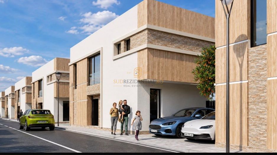 Vila tip duplex, 4 camere, ansamblu cu piscina si acces securizat - Poză 2