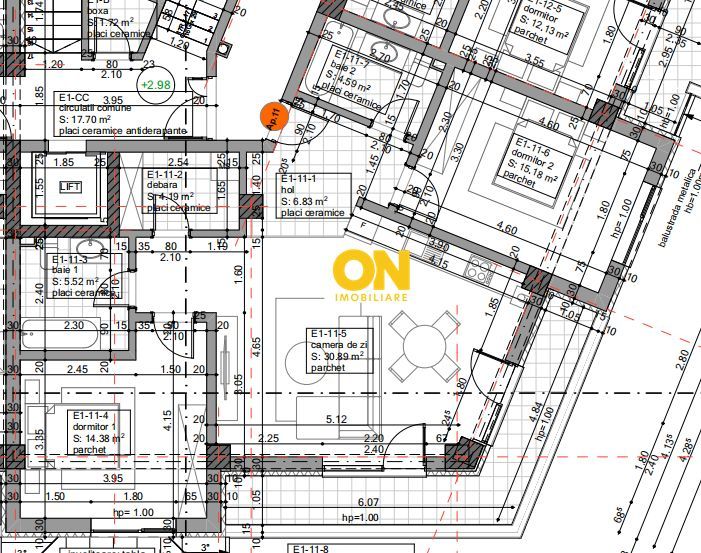 Apartament cu 3 camere, 2 bai, bloc nou, etaj 1, loc de parcare - Poză 4