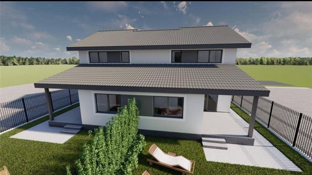 COMISION 0%, Duplex 4 Camere, La Cheie, P+E, 95MP, 335 Teren, SACALAZ - Poză 4