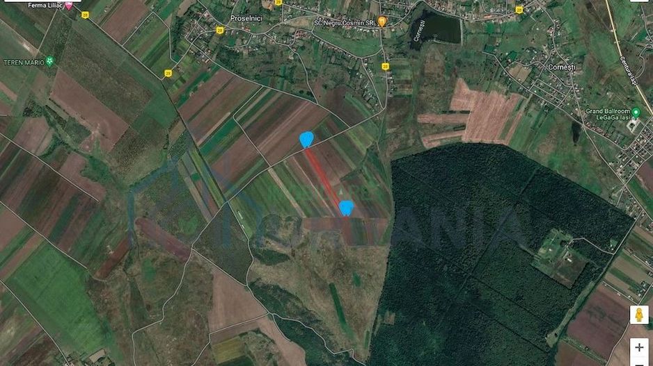 Teren extravilan 1,7 ha în Miroslava, sat Proselnici, zona Ferma Liliac - Poză 4