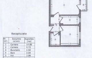 Apartament 2 camere – Drumul Taberei - Schiță 8