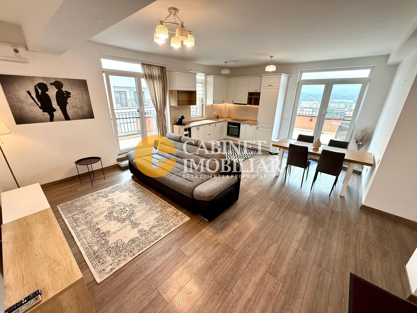 PENTHOUSE Complex Newton, 3 camere, Smart system, mobilat + parcare subterana - Poză 1