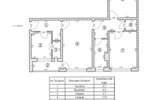 Apartament cu trei camere, zona Centrul Civic,  71 mp - Poză 14