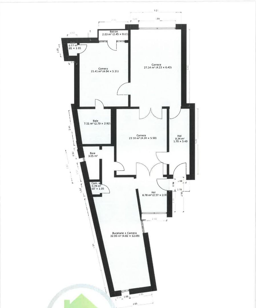 Apartament 3 camere + GARAJ PROPRIU pe B-dul Vasile Milea | Etaj 2 - Poză 3