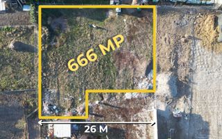 Teren 666mp cu autorizatie de duplex | Bucovat - Poză 2