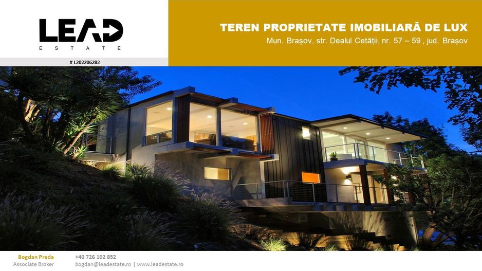 TEREN PROPRIETATE IMOBILIARA DE LUX - Poză 1