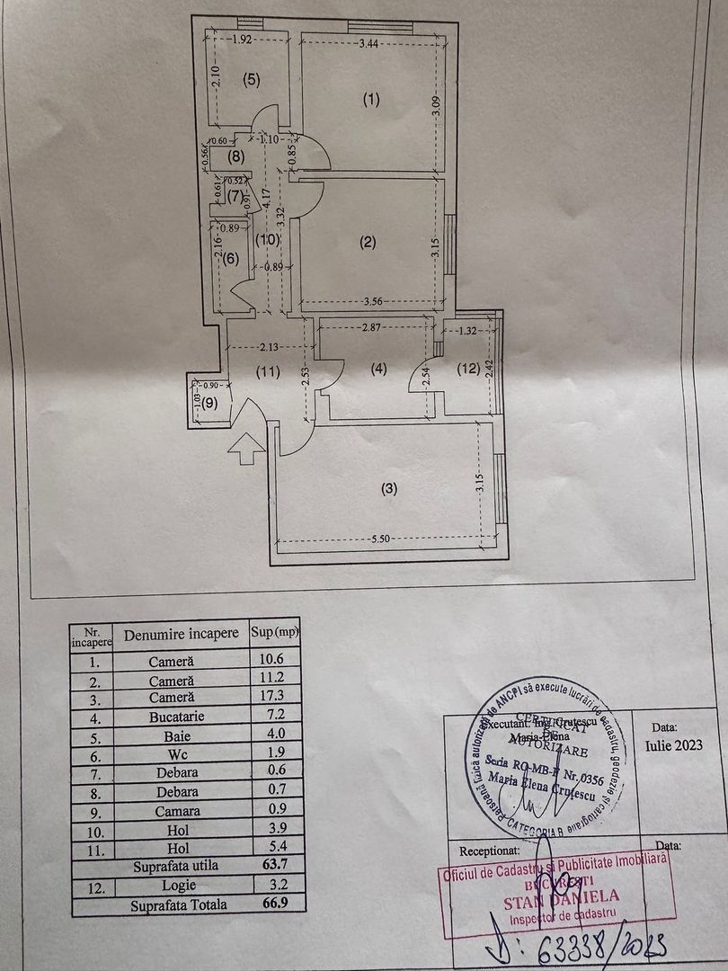 Apartament 3 camere decomandat de vânzare – Crângași A600 - Poză 13