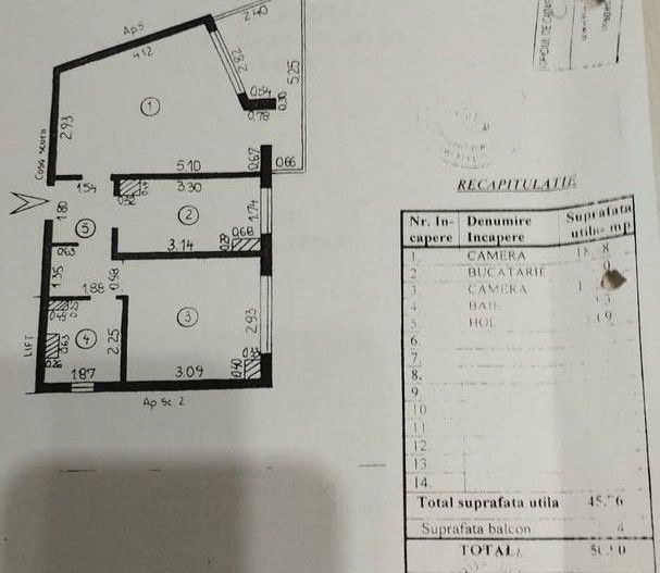 Apartament 2 camere, etaj 2, Mazepa - Poză 5