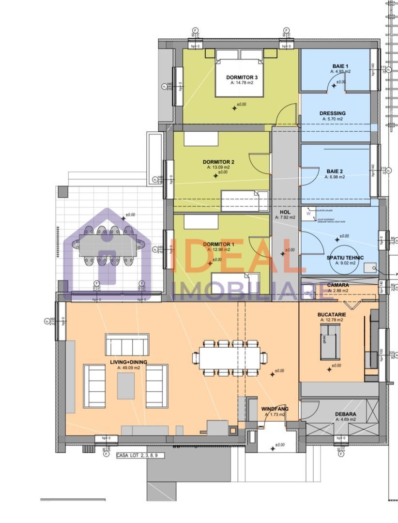 Casă premium parter, 145 mp, teren 526 mp, lângă pădure – Șelimbăr - Schiță 8