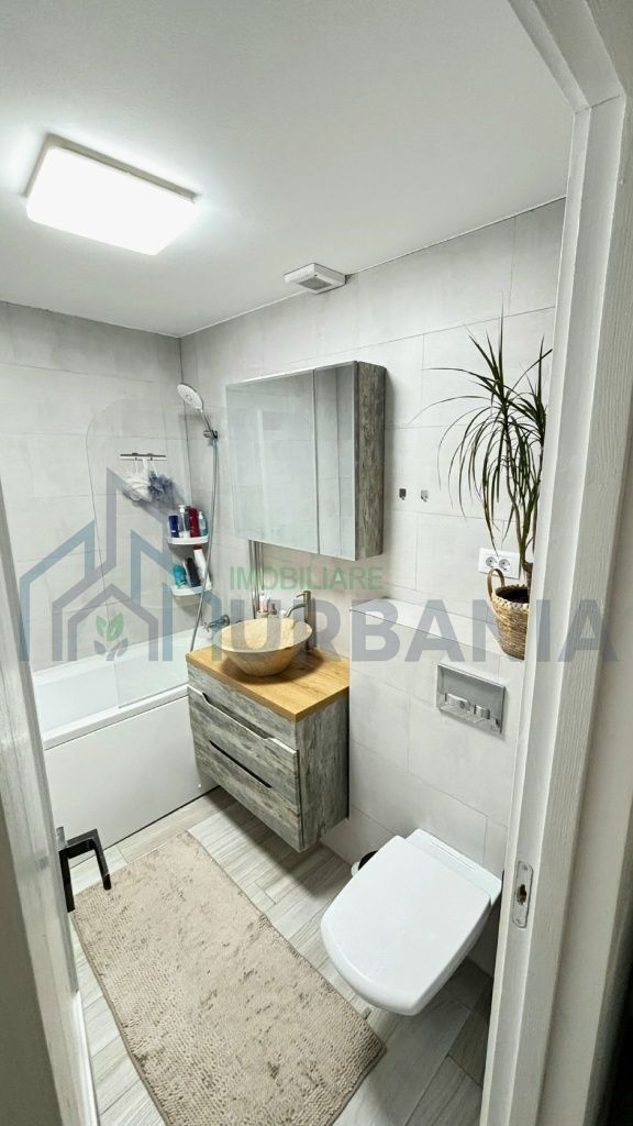 Apartament 2 camere decomandat, 59 mp, renovat 2021, mobilat, parcare și boxă, Dancu - Poză 4