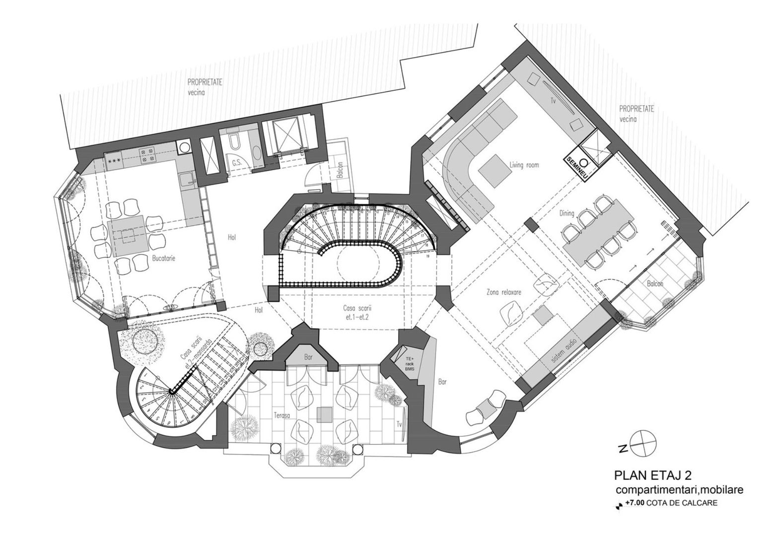 Casa Trei | Arhitectură neoclasică reinterpretată contemporan - Schiță 19