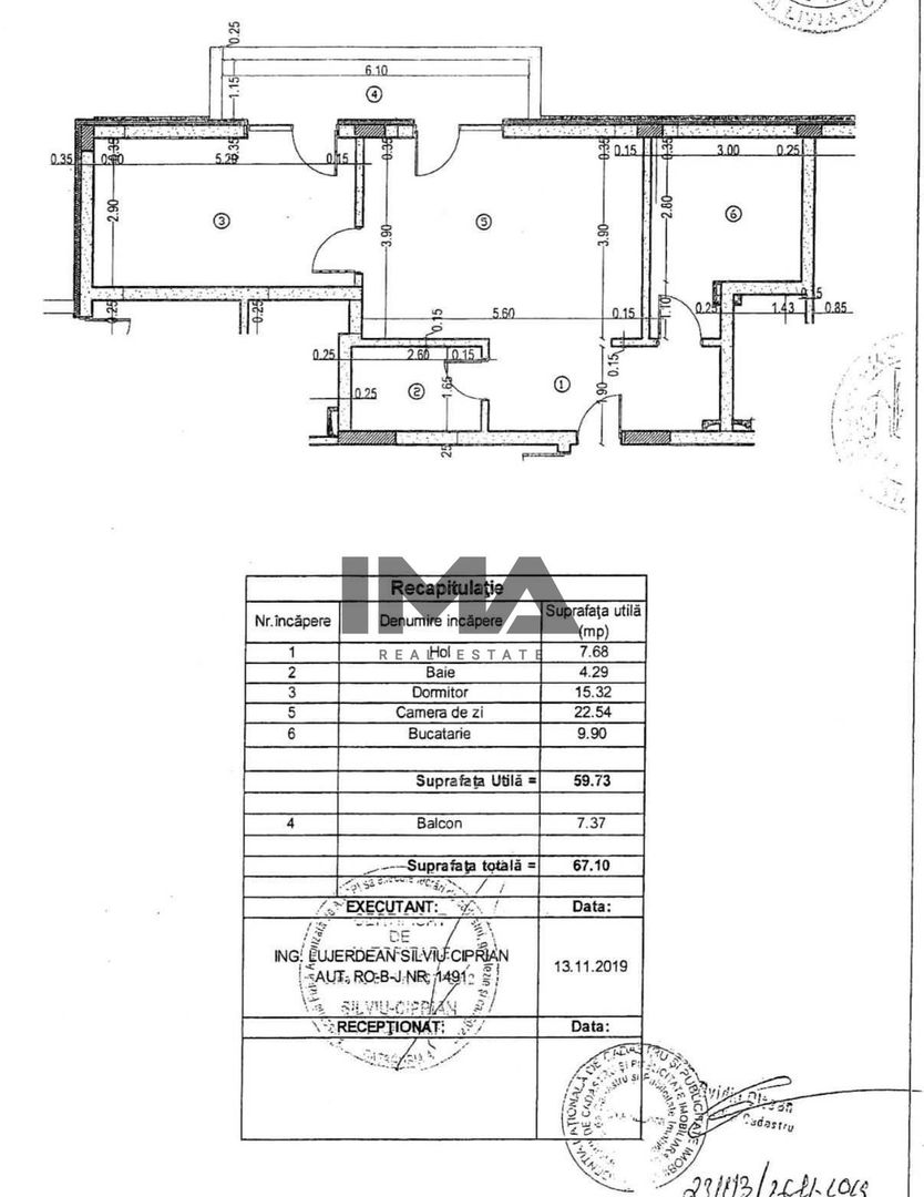 Apartament de 60 mp, garaj și boxa de depozitare | Baciu, zona Regal - Poză 3