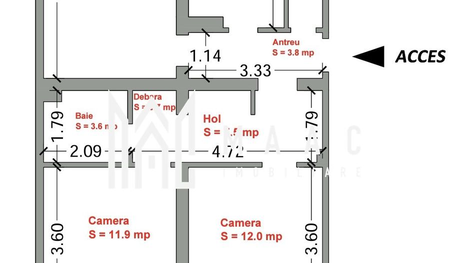 Apartament 3 Camere I Decomandat I Central - Poză 9