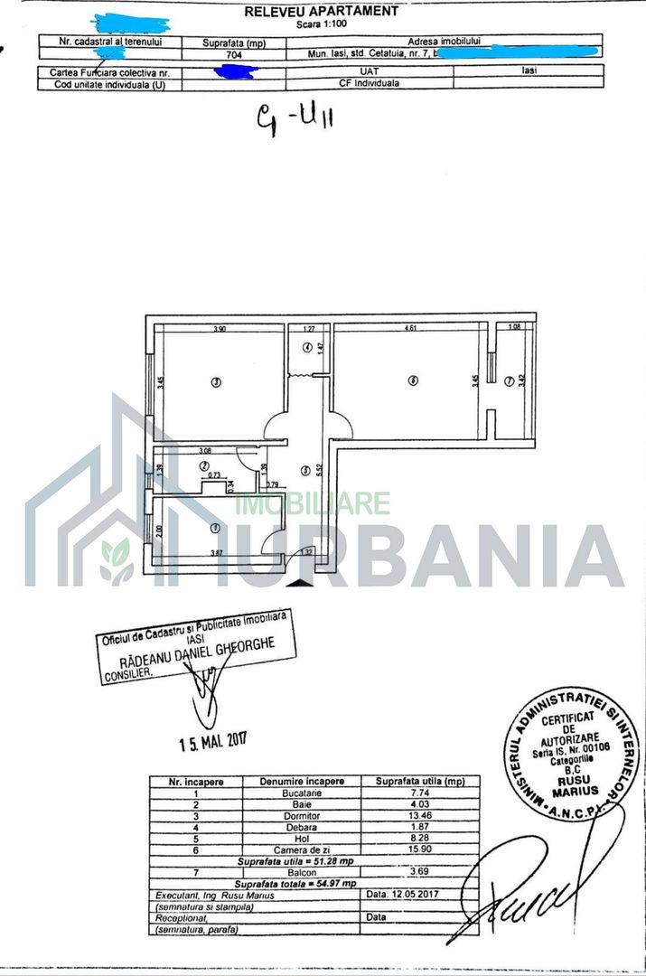Apartament 2 camere, cartierul Frumoasa, Iași - Poză 1
